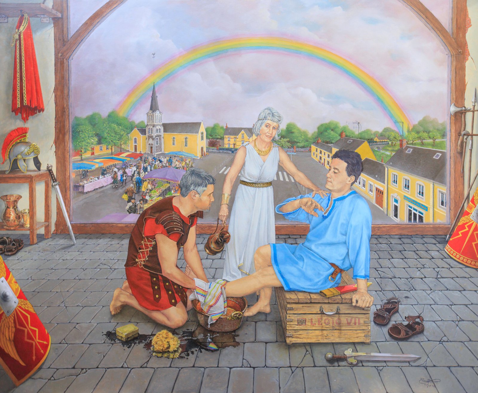 Pascal Robert Le lavement des pieds par Saint MARTIN – Pascal ROBERT